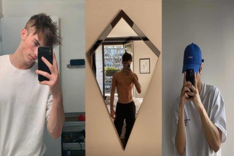 Faceless Nature Boy Mirror Selfie Aesthetic