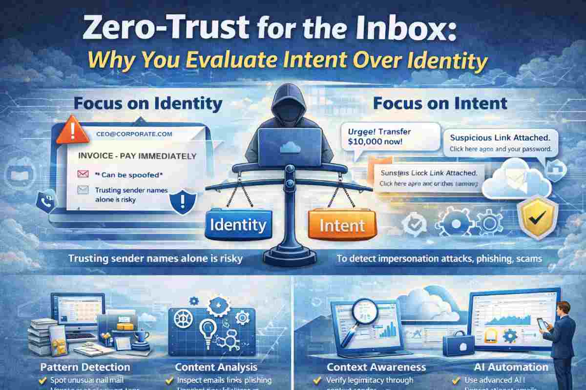 Zero-Trust for the Inbox: Why You Evaluate Intent Over Identity