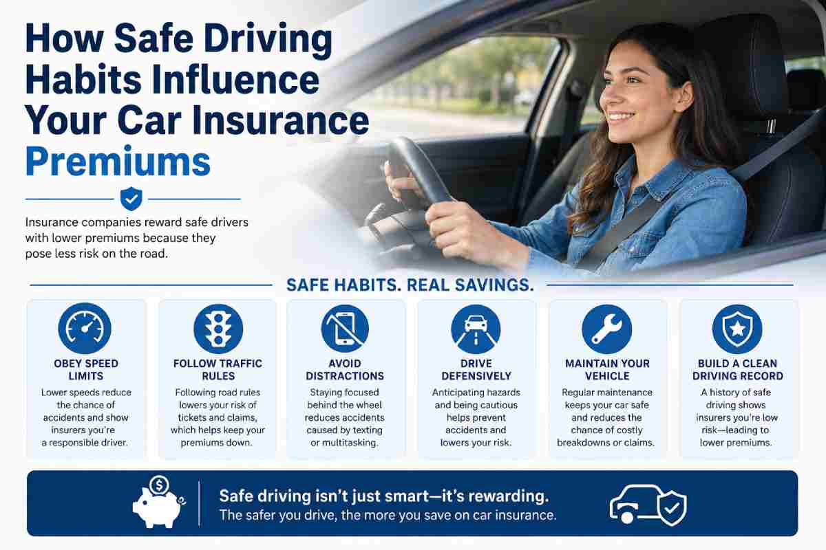 How Safe Driving Habits Influence Your Car Insurance Premiums