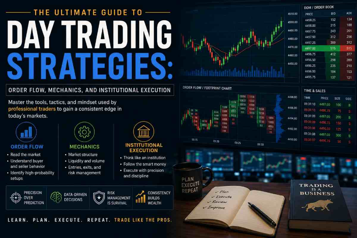 The Ultimate Guide to Day Trading Strategies: Order Flow, Mechanics, and Institutional Execution