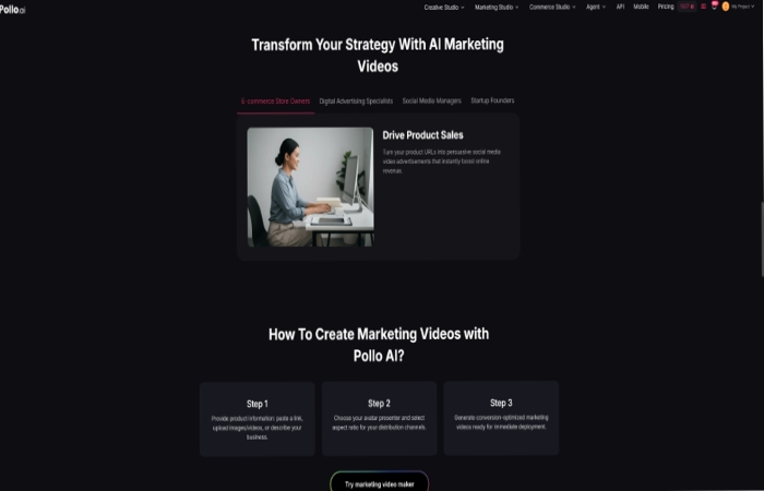 marketing videos with pollo ai