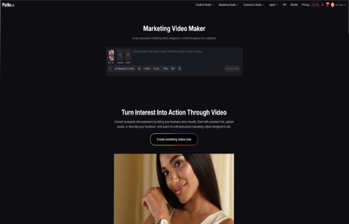 pollo ai marketing video generator